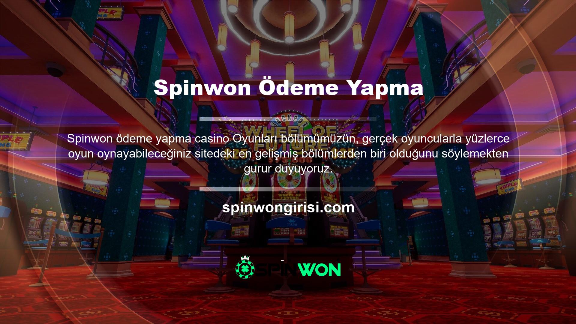 Casino alanı, bir patlama yapabileceğiniz ve tüm eğlenceli aktivitelerin tadını çıkarabileceğiniz yerdir
